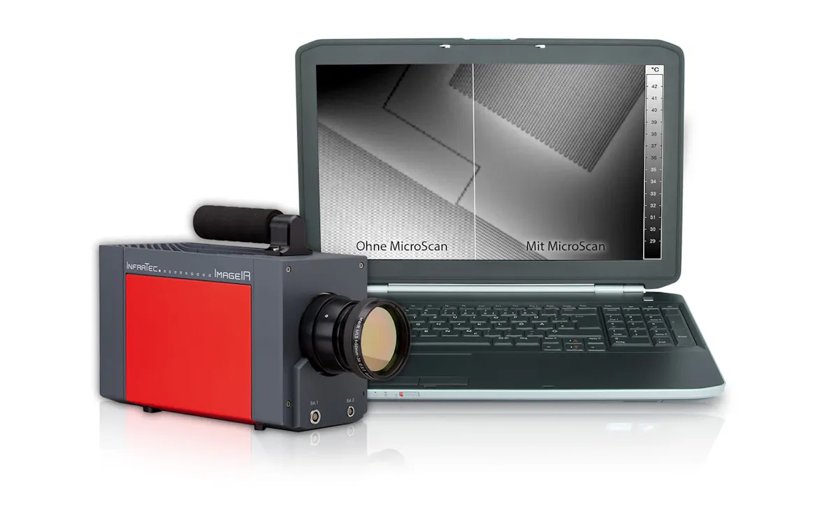 Thermal imaging camera series ImageIR® with MicroScan from InfraTec