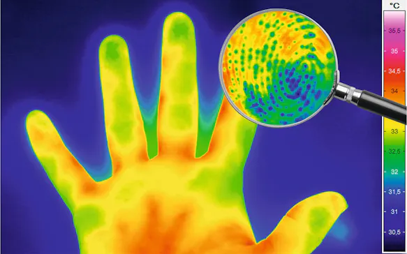InfraTec Glossary MicroScan - Thermal image hand with magnifier