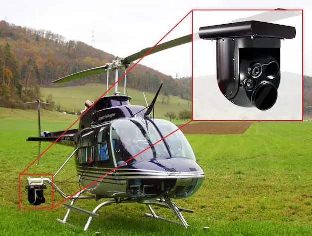 Gimbal systems for helicopter mounting