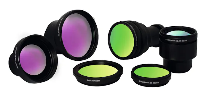 Infrared camera ImageIR® series from InfraTec - Lenses