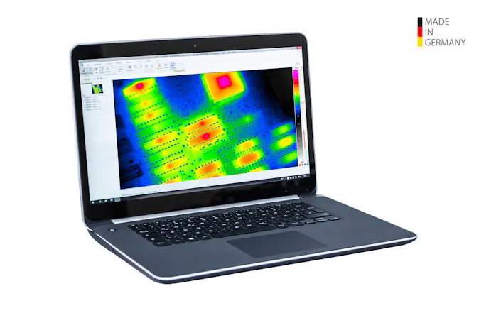 Notebook with thermal image