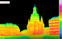 InfraTec - Thermal image Frauenkirche Dresden