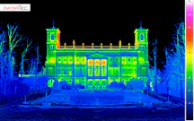 InfraTec - Thermal image Schloss Albrechtsberg Dresden