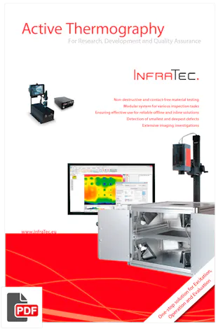 InfraTec active thermography flyer