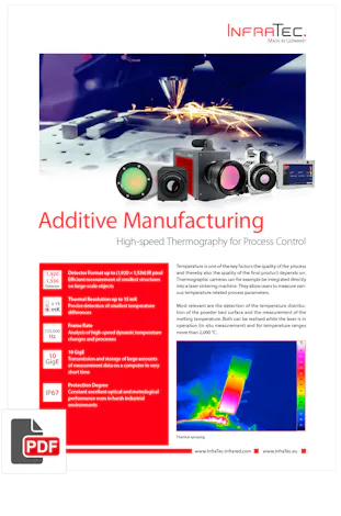 InfraTec Additive Manufacturing Flyer