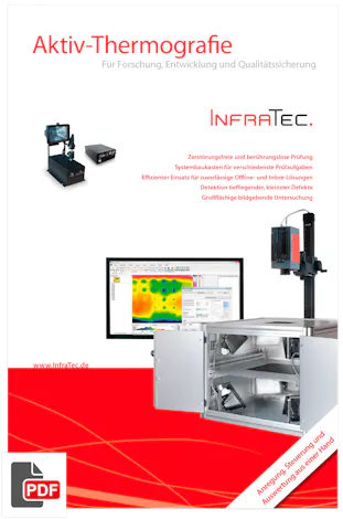 InfraTec Aktive Thermografie Vorschau Flyer