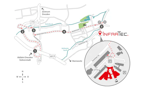 InfraTec - Anfahrt