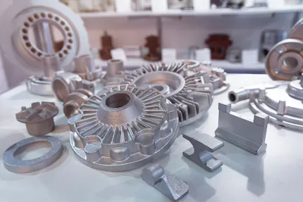 Layout of a die-cast part