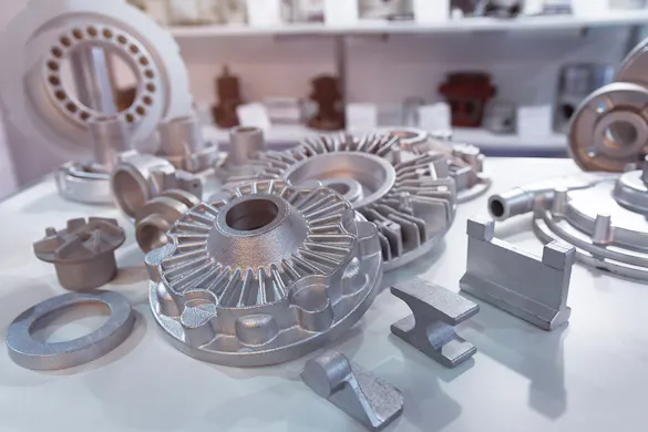 Layout of a die-cast part
