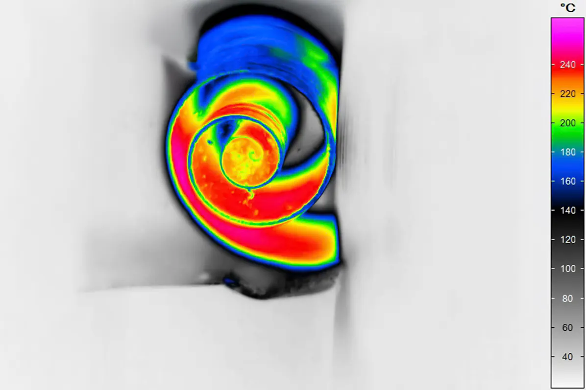 trouble-free temperature measurement on fast-moving processes and moving objects