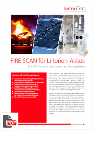 InfraTec FIRE-SCAN für Li-Ionen-Akkus Flyer