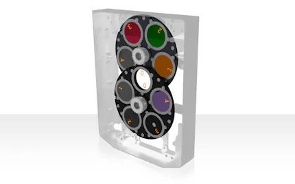 InfraTec Glossar - Rotierendes Filter- und Blendenrad