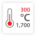 InfraTec icon - high temperature