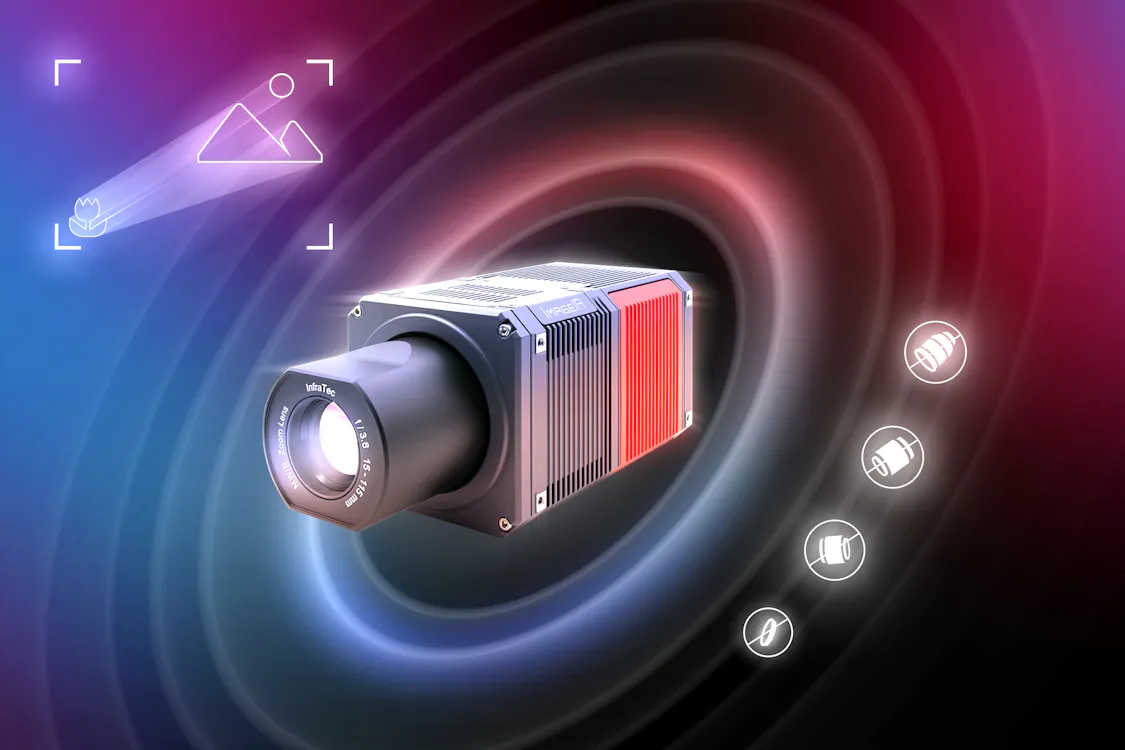 Universell einsetzbar: Radiometrische Zoomkamera ImageIR® 6300 Z von InfraTec Radiometrische Zoomkamera ImageIR® 6300 Z von InfraTec
