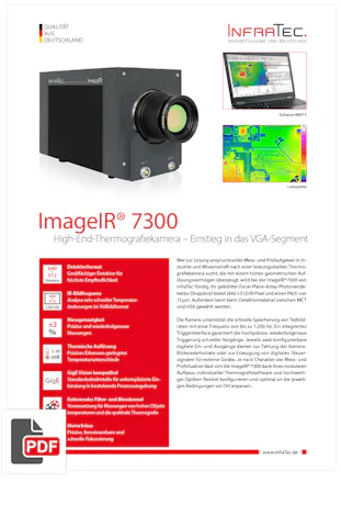 InfraTec ImageIR 7300 Flyer