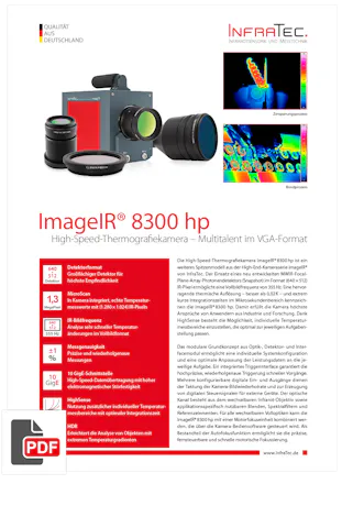 InfraTec ImageIR 8300 hp Flyer