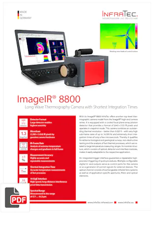 InfraTec ImageIR 8800 Flyer