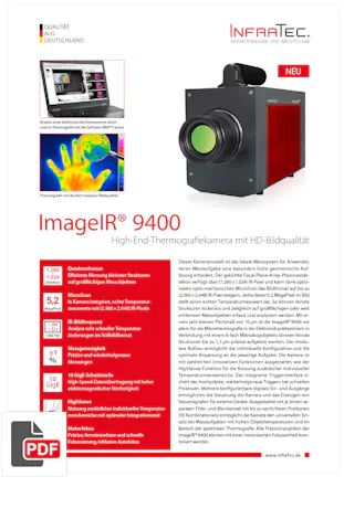 InfraTec ImageIR 9400 Flyer