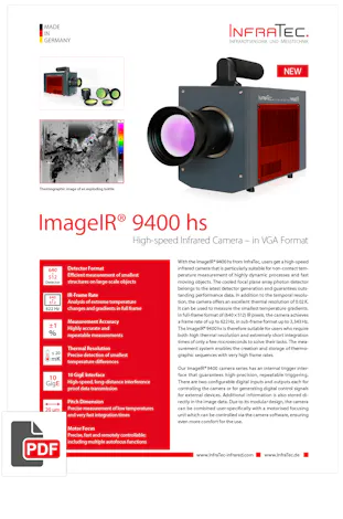 InfraTec ImageIR 9400 hs Flyer
