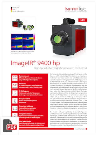 InfraTec ImageIR 9400 hp Flyer