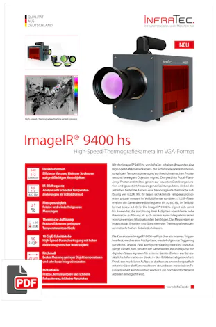 InfraTec ImageIR 9400 hs Flyer