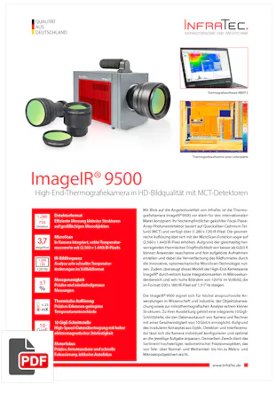 InfraTec ImageIR 9500 Flyer