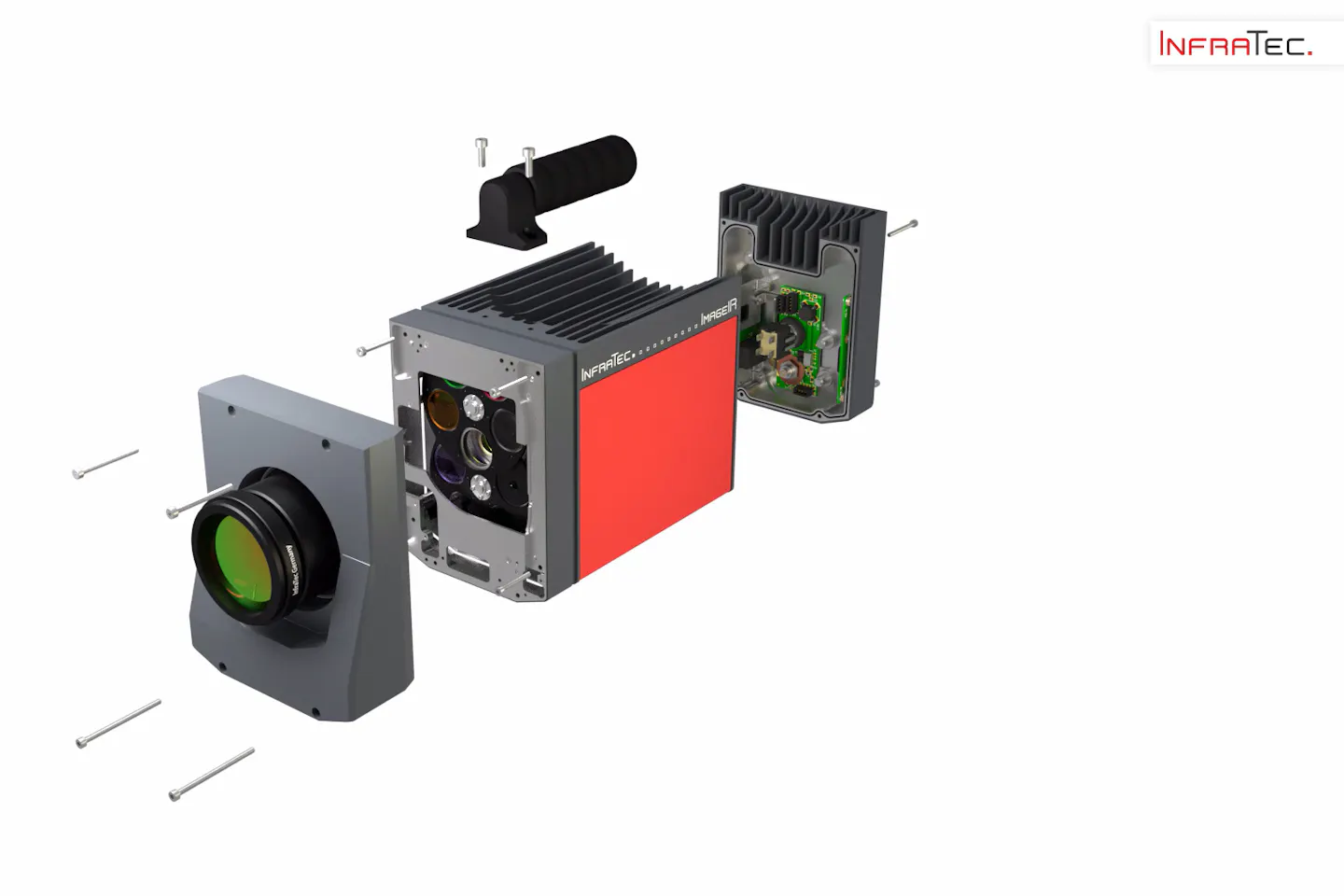 Modular design of infrared camera ImageIR® from InfraTec