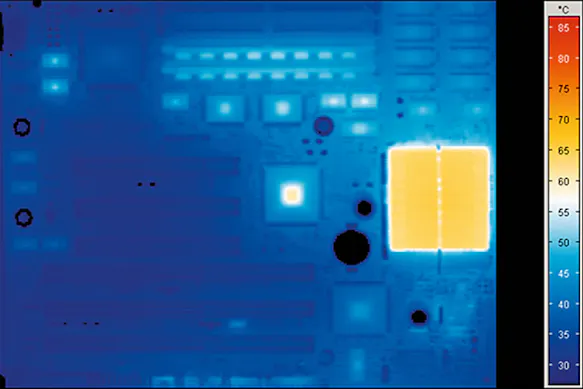 Thermal image without emissivity correction Thermal image without emissivity correction