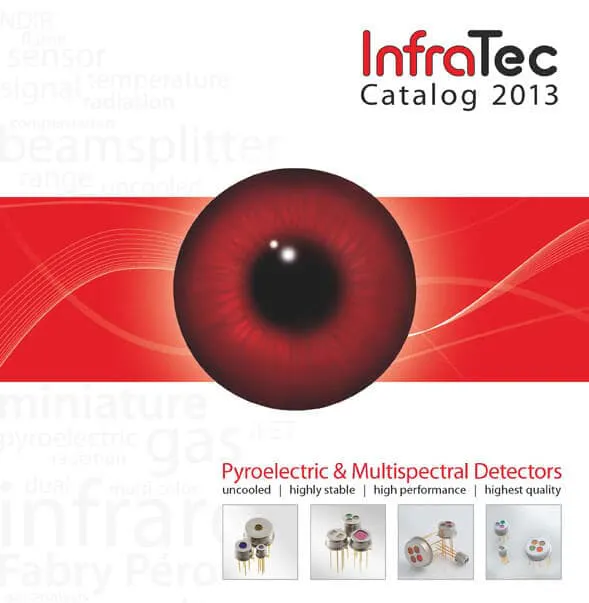 InfraTec-Katalog für pyroelektrische Detektoren