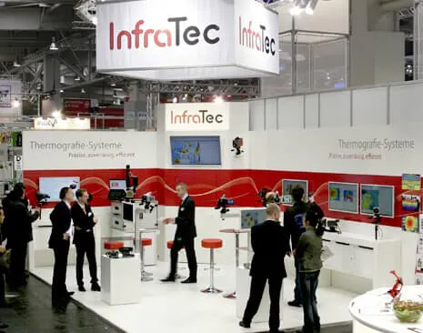 InfraTec booth at the Hannover Messe 2013