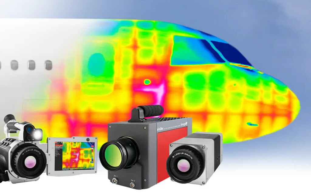 Non-Destructive testing of CFRP components with infrared infrared thermal imaging