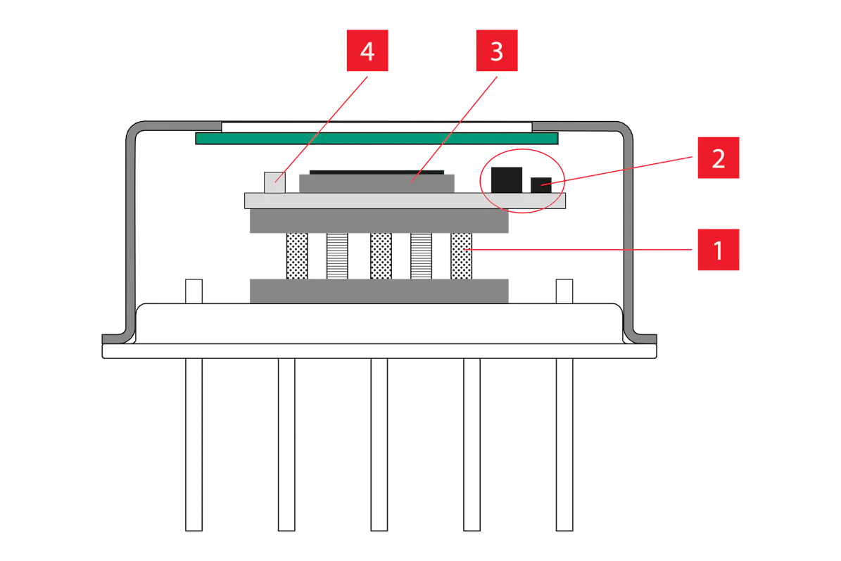 DSV-7341:  Innovative High-Performance Detector with Thermo-Electric Stabilizing