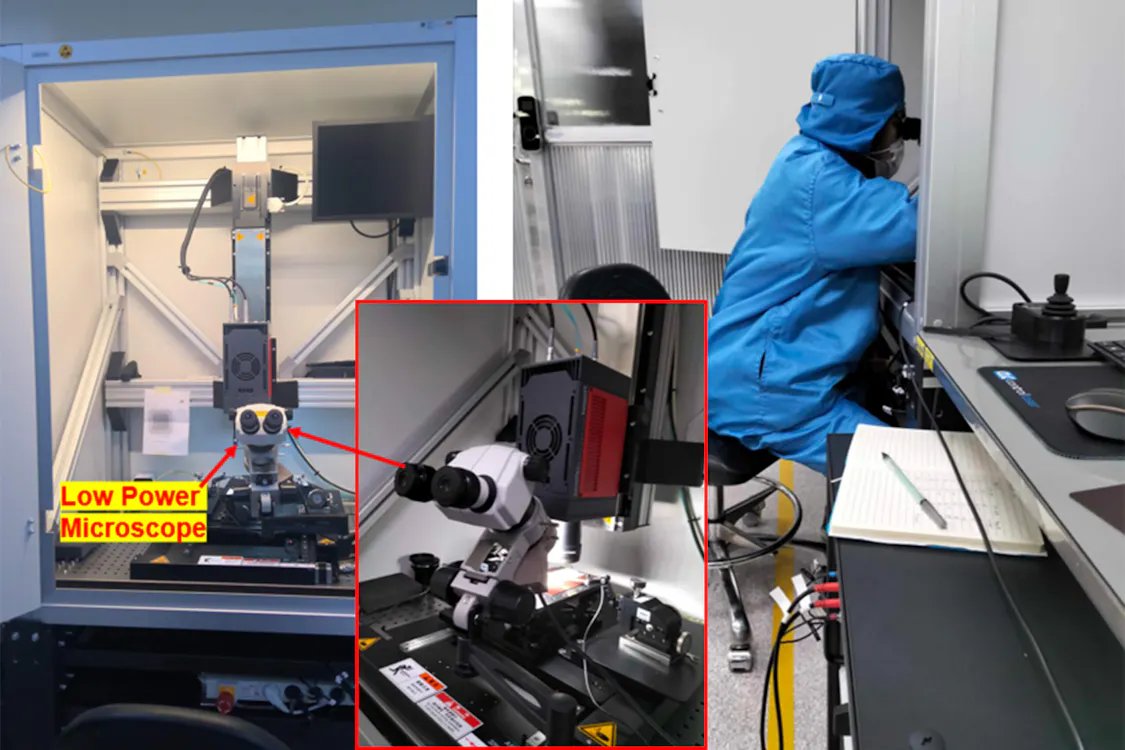 Fig. 1: Workstation for fault analysis at STM Case study: Workstation for fault analysis at STM