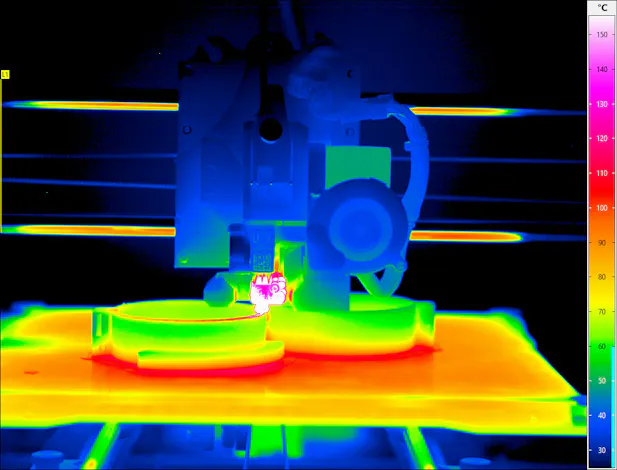 Thermography on Plastics for example 3D printing