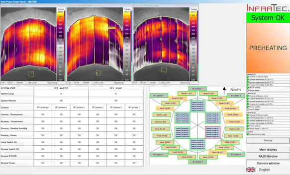 Solar Power Tower Check - Software Master Main Display Solar Power Tower Check - Software Master Main Display