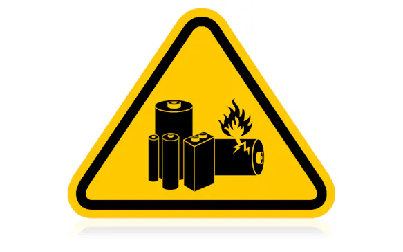 InfraTec thermography electromobility battery technology - danger notice - Picture credits: © shutterstock / nik_nadal