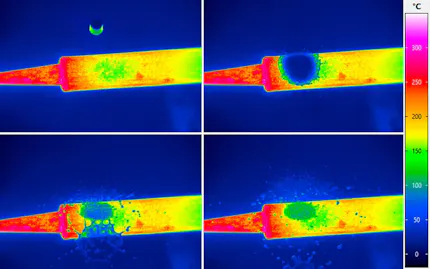 InfraTec thermography - High-speed Mode