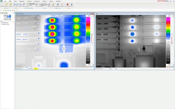 InfraTec Thermography Software IRBIS 3 – Emissivity Correction