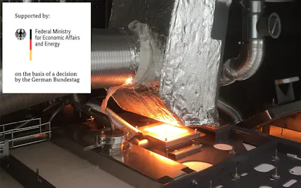 InfraTec research participation \Feuerdrache\" - contact firing furnace"