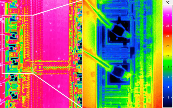 InfraTec thermography - Thermal resolution