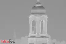 Super-Zoom Aufnahme der Frauenkirche Dresden mit unterschiedlichsten Objektdistanzen