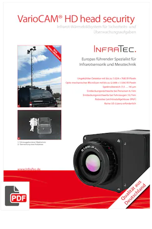 InfraTec VaroCAM HD head security Flyer