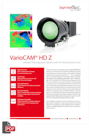 InfraTec VarioCAM HD Z industry Flyer