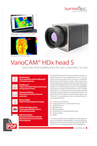 InfraTec VarioCAM HDx head S Flyer
