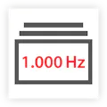 InfraTec Icon Vollbildfrequenz bis zu 1.000 Hz