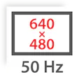 50 Hz Vollbildfrequenz mit einem Detektorformat 640 x 480 IR-Pixel