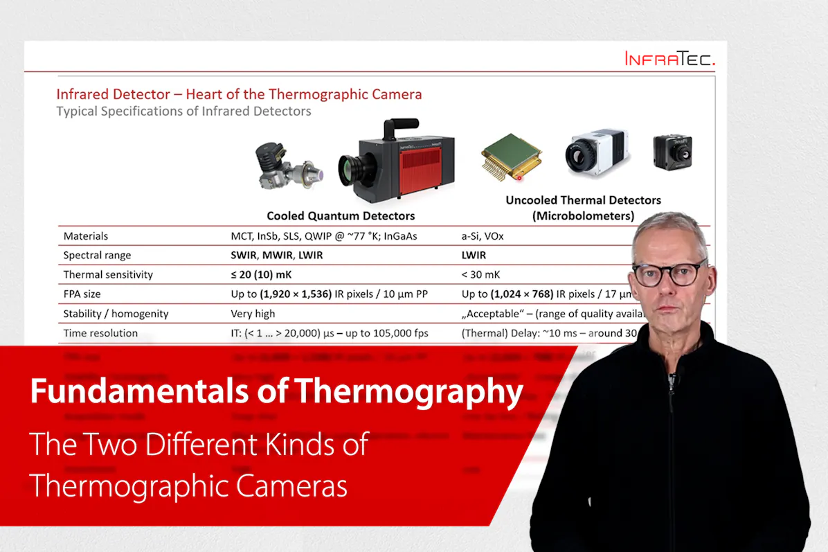 Preview image: two different kinds of thermographic cameras