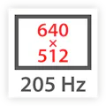 InfraTec Icon - Vollbildfrequenz 205 Hz