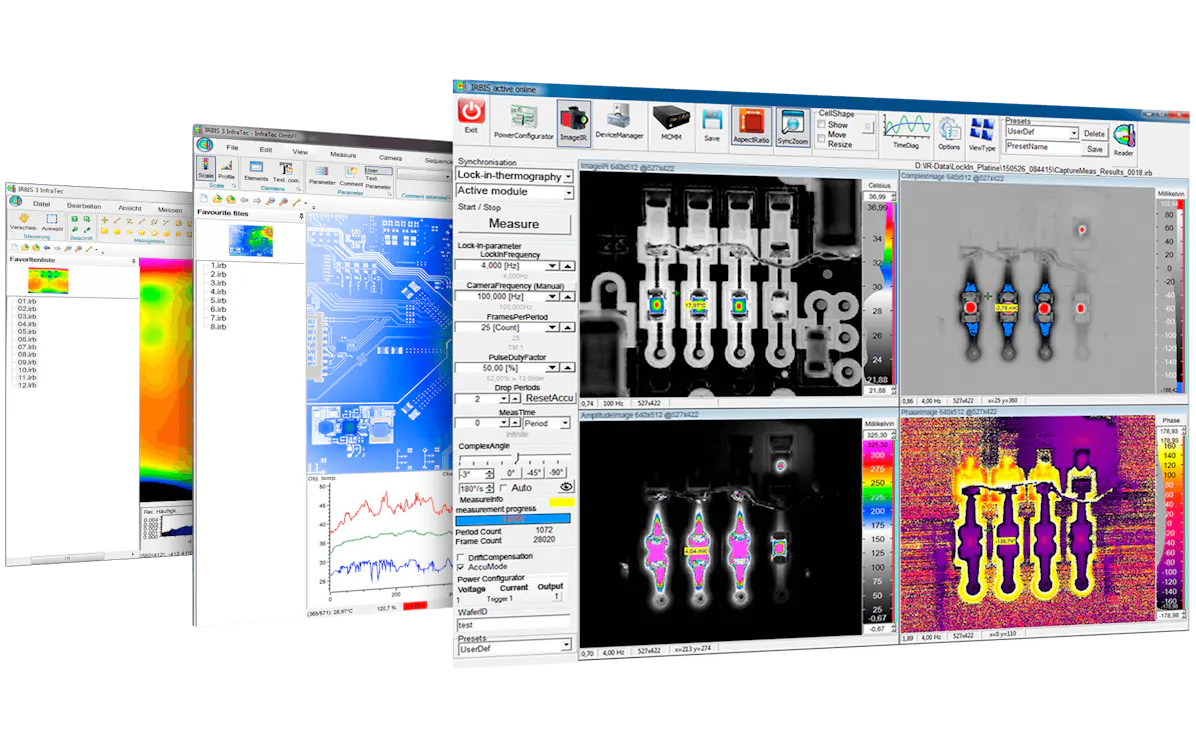 InfraTec thermography software IRBIS 3