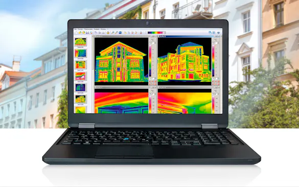 Thermographic Software FORNAX 2 from InfraTec - Picture Credits: © iStock.com / nikada